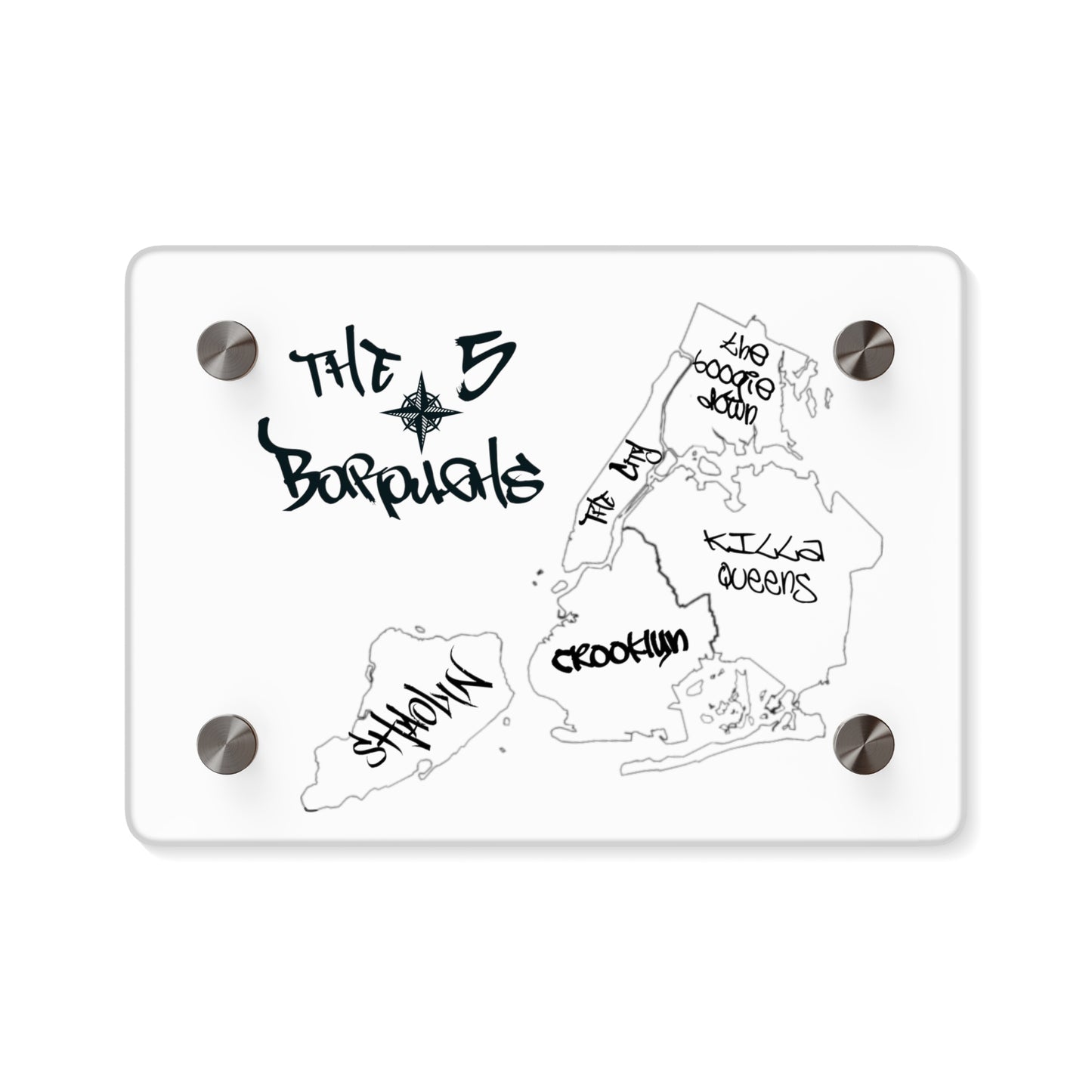 Acrylic- 5 Boroughs